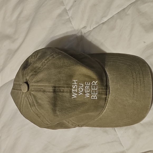 "Wish You Were BEER" Womens Hat. Buckle Cap! - Picture 6 of 7